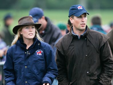 Peter Phillips and girlfriend Autumn Kelly at the European Eventing Championships on September 11, 2005.