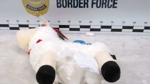AFP officers said the man took the package back to his Dianella home, where he ripped open the stuffed toy to get the illicit drugs he expected to find inside.