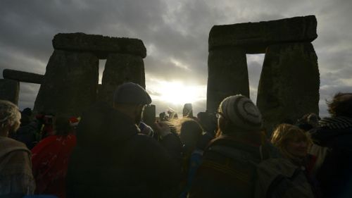 Thousands gather for winter solstice celebrations at Stonehenge