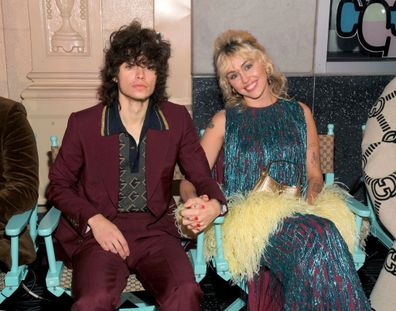 Maxx Morando and Miley Cyrus Gucci Love Parade 2021