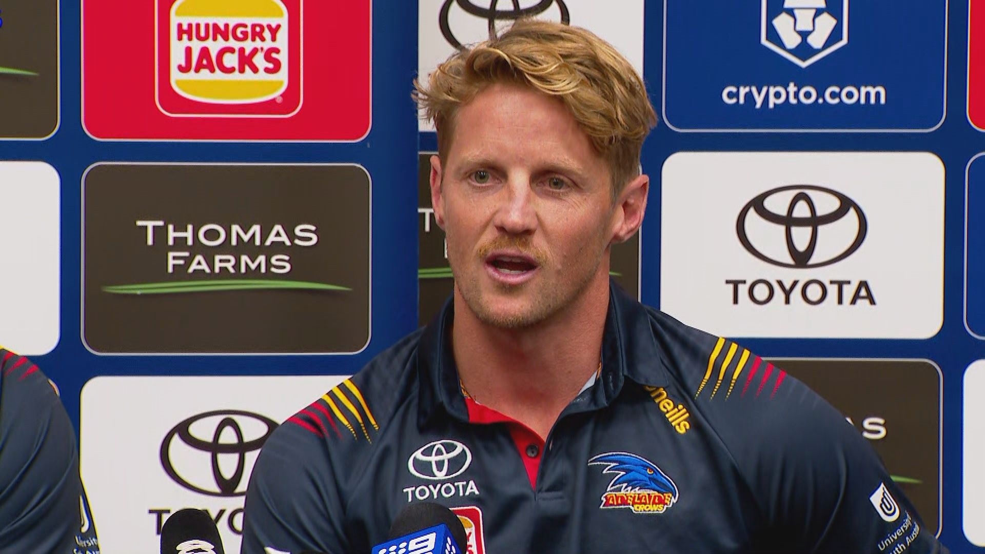 Former Adelaide Crows captain Rory Sloane announces sudden retirement due to 'risk of another eye injury'