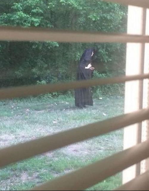 The person was seen wearing a full-length cape. (Gaston Gazette)