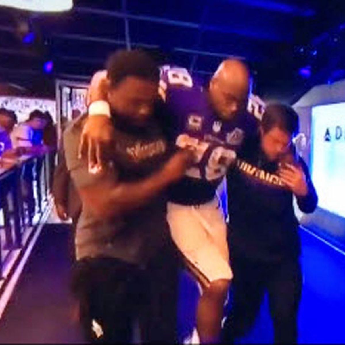 Adrian Peterson #Entrance  Nfl players, Vikings football