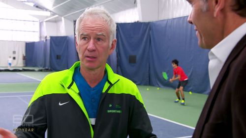 The legend hopes to inspire the next generation of tennis stars.