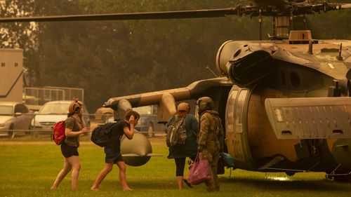 ADF evacuated residents in Victoria