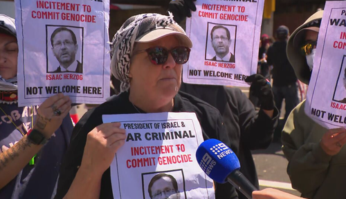 Isaac Herzog protesta contra Southbank 