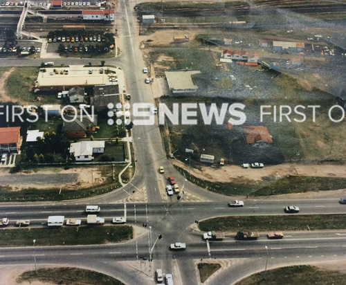 An aerial shot of the area where Sharron Phillips was murdered. (Image: Supplied)