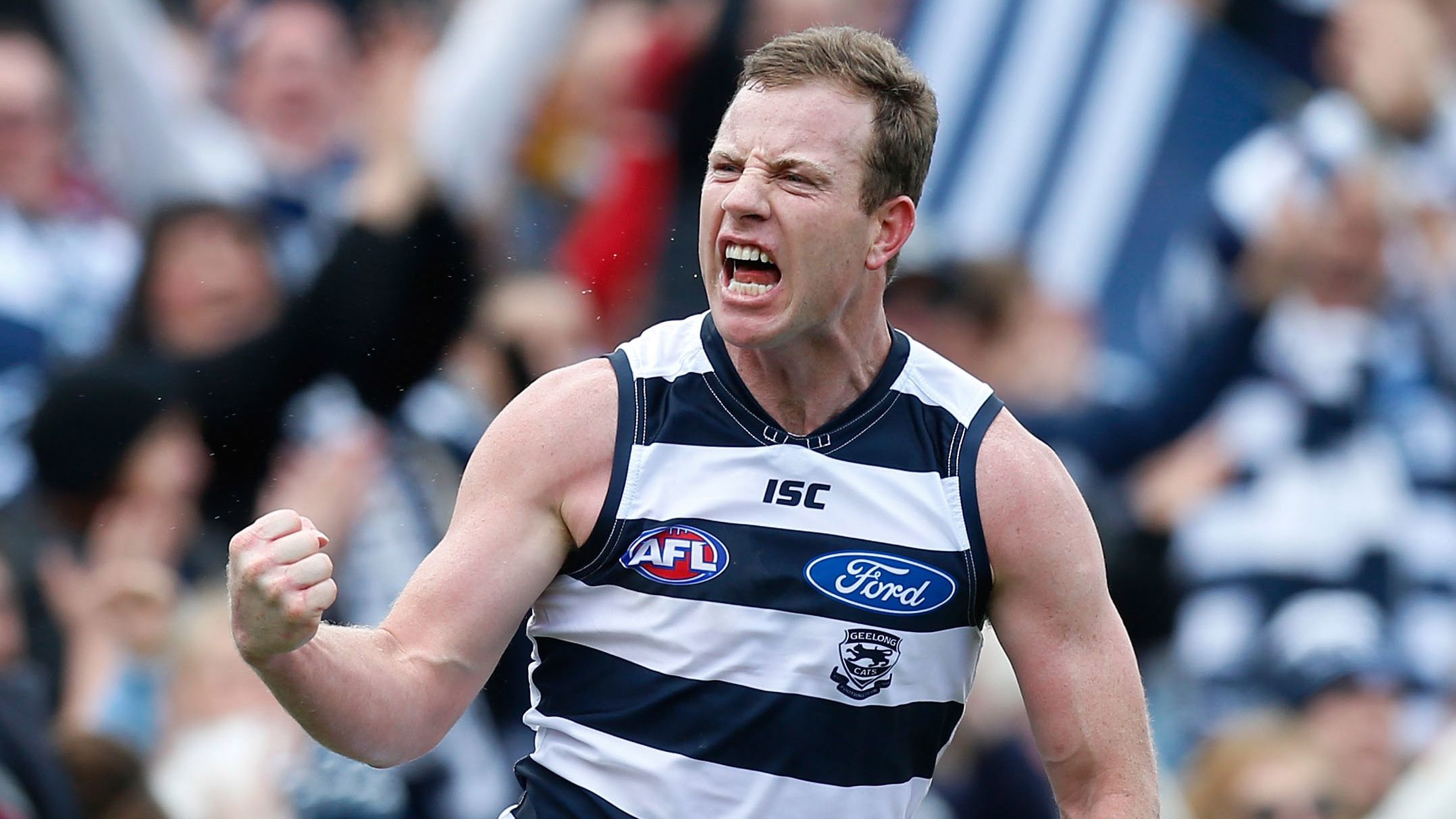 Steve Johnson in his last season for the Cats in 2015.