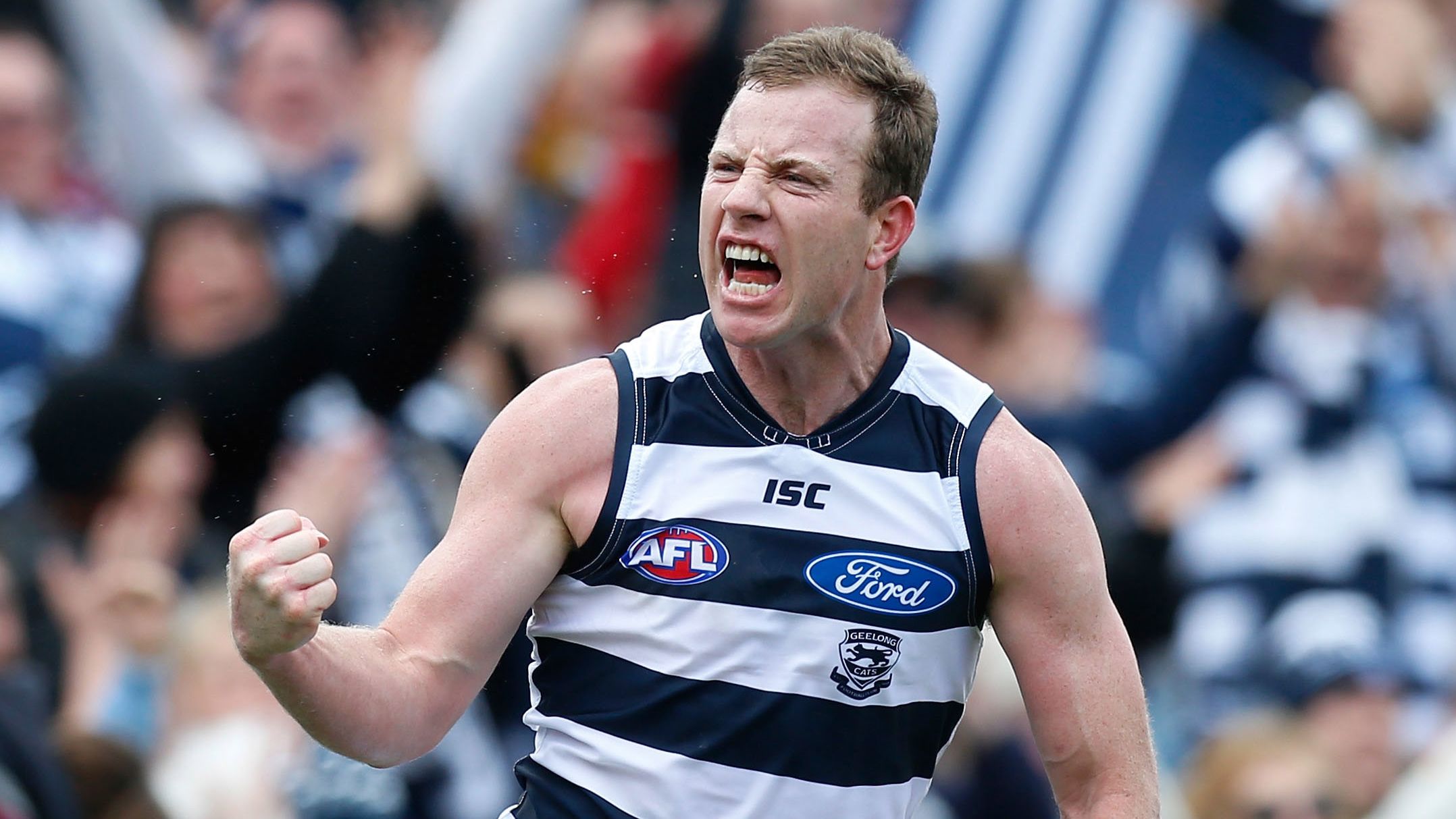 Steve Johnson in his last season for the Cats in 2015.