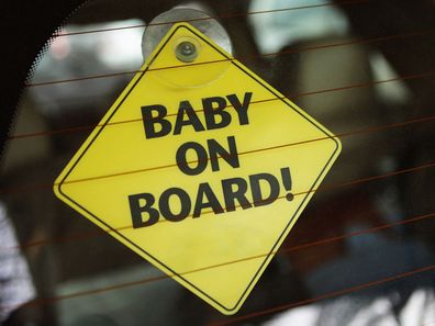 'Baby on Board' sign