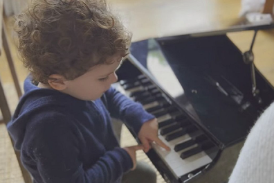 Harry and Meghan Netflix documentary Archie playing piano