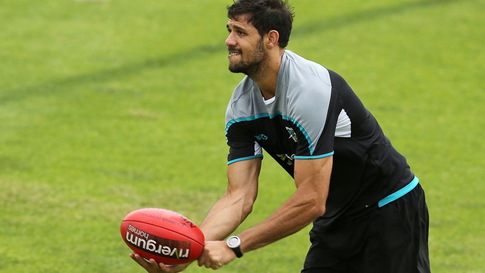 Port's Paddy Ryder is among 34 current and past players who were banned in January after a successful CAS appeal in relation to the Essendon supplements debacle.(Getty)