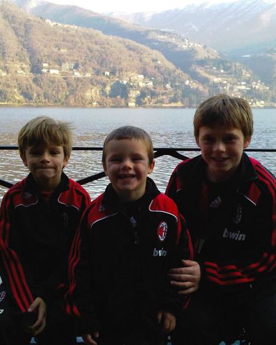 Brookyn Beckham, Cruz Beckham, and Romeo Beckham