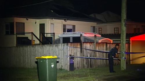 The house has been cordoned off as a crime scene. (9NEWS)