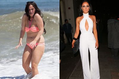 Boozing in the <I>Geordie Shore</I> house sure took a weighty toll on reality star Vicky Pattinson! <br/><br/>"I had no idea my weight had gotten that bad," she told <i>Now</i> magazine. "I was about a size 16 [in the bikini picture left] and I thought I was a 10. I didn't recognise myself! I was convinced the photos had been doctored." <br/><br/>Since then, Vicki's dropped seven dress sizes, crediting "short bursts of exercise" and "a healthier lifestyle" for her dramatic body transformation. <br/><br/>