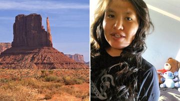 Ashley Attson left her daughter in the desert for four days and nights before retrieving the body and burying it in an animal hole. (AFP/Facebook)