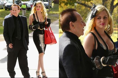 So, we’re officially dedicating this week to Gabi Grecko, aka Geoffrey Edelsten’s new arm candy. <br/><br/>It was just five days ago, she busted (quite literally) onto the scene, debuting as Geoffrey’s new lady at a, erm, funeral wearing a too tight dress and stripper heels. Side-eye. <br/><br/>But if we thought this was Gabi hitting her trashy climax, then we were wrong because the gems have just kept rolling in all week. So, we decided to pick the best quotes. And they’re total belters. Read on….<br/>
