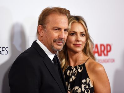 Kevin Costner and Christine Baumgartner