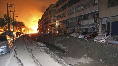 Gas explosion causes mass destruction in Taiwan city (Gallery)