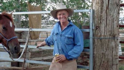 Charlie Howkins met wife Lana on a cattle station in the Kimberley region in northern WA. 