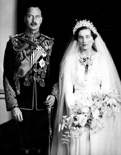 Princess Alice, Duchess of Gloucester marries Prince Henry Duke of Gloucester, November, 1935.<br />
<br />
