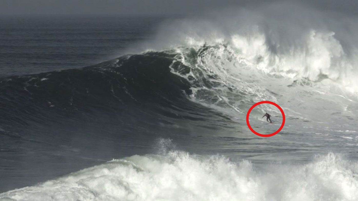 Big-wave surfer Ross Clarke-Jones cheats death after wipeout in Nazare, Portugal