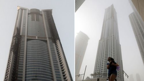The Torch Tower in Dubai (AFP PHOTO / KARIM SAHIB/ EPA/ALI HAIDER).