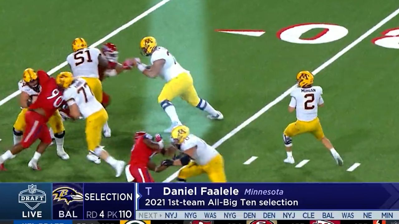 Aussie Daniel Faalele selected in fourth round of NFL Draft