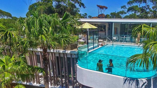 Bannisters Pavilion Mollymook rooftop pool