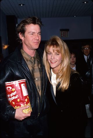  Dennis Quaid y Meg Ryan en 1990.