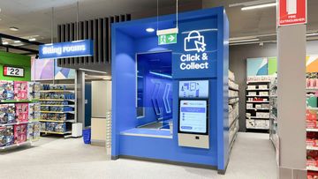 The new &#x27;Click and Collect&#x27; kiosk now operating at the Eastland store.