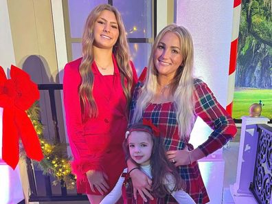 Jamie Lynn Spears with her two daughters.
