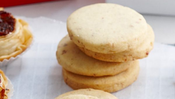 Traditional pecan short bread