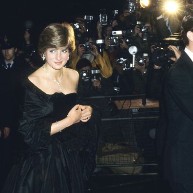 Princess Diana at her first post-engagement royal outing in 1981.