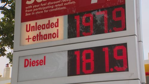 Petrol prices reach record highs in Sydney.