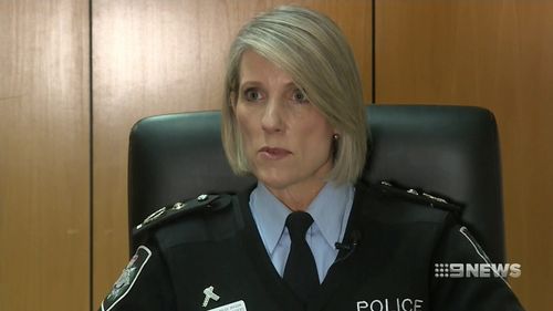 Senior Australian Federal Police officer Justine Saunders has called for national laws targeting outlaw bikie gang members. Picture: 9NEWS.