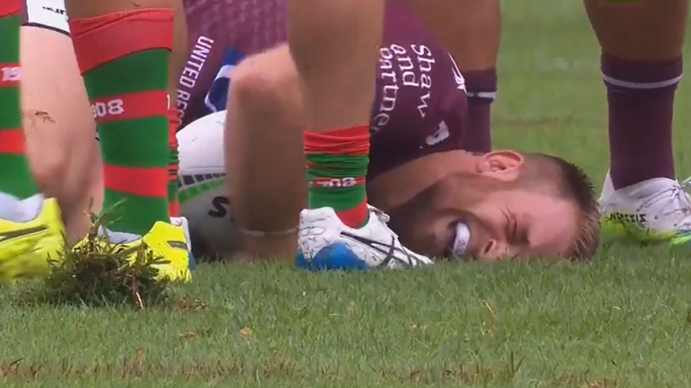 'He's done something bad': Manly's Andrew Davey's 'season finished' after ACL injury