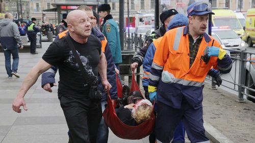 Six people have been arrested in Russia following Monday's deadly metro attack. (AFP)