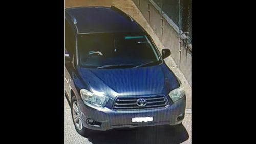 Police believe the suspect may drive a grey Toyota Kluger. (NSW Police)
