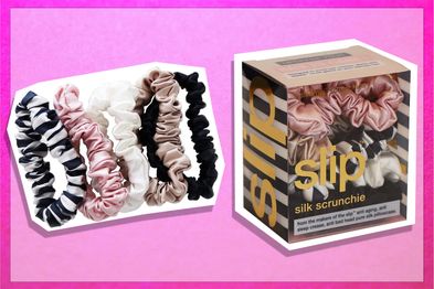 9PR: Slip Pure Silk Midi Scrunchies Pack of 5