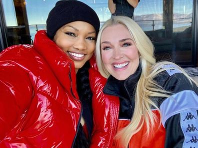 Real Housewives of Beverly Hills co-stars Garcelle Beauvais and Erika Jayne.