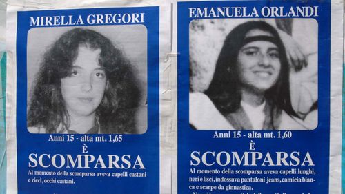 Emanuela Orlandi and Mirella Gregori both disappeared in 1983.