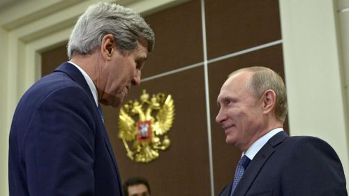 Kerry holds 'frank' talks with Putin
