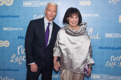 Anderson Cooper and Gloria Vanderbilt 