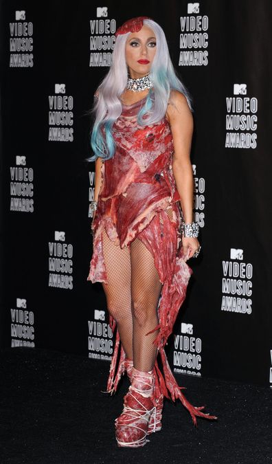 Lady Gaga meat dress