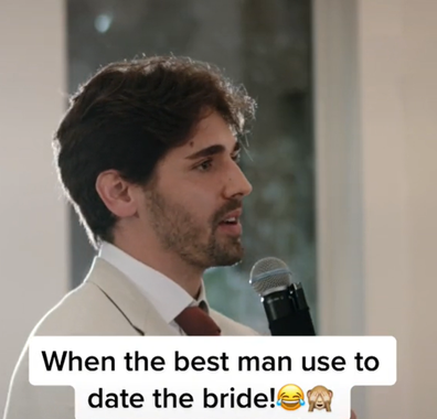 best man wedding speech used to date bride