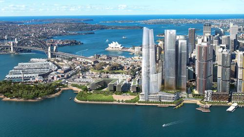 The towering apartment block is Designed by Pritzker Prize winning architect Renzo Piano.