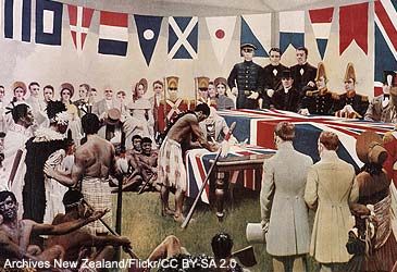 The Treaty of Waitangi was first signed on February 6 in which year?