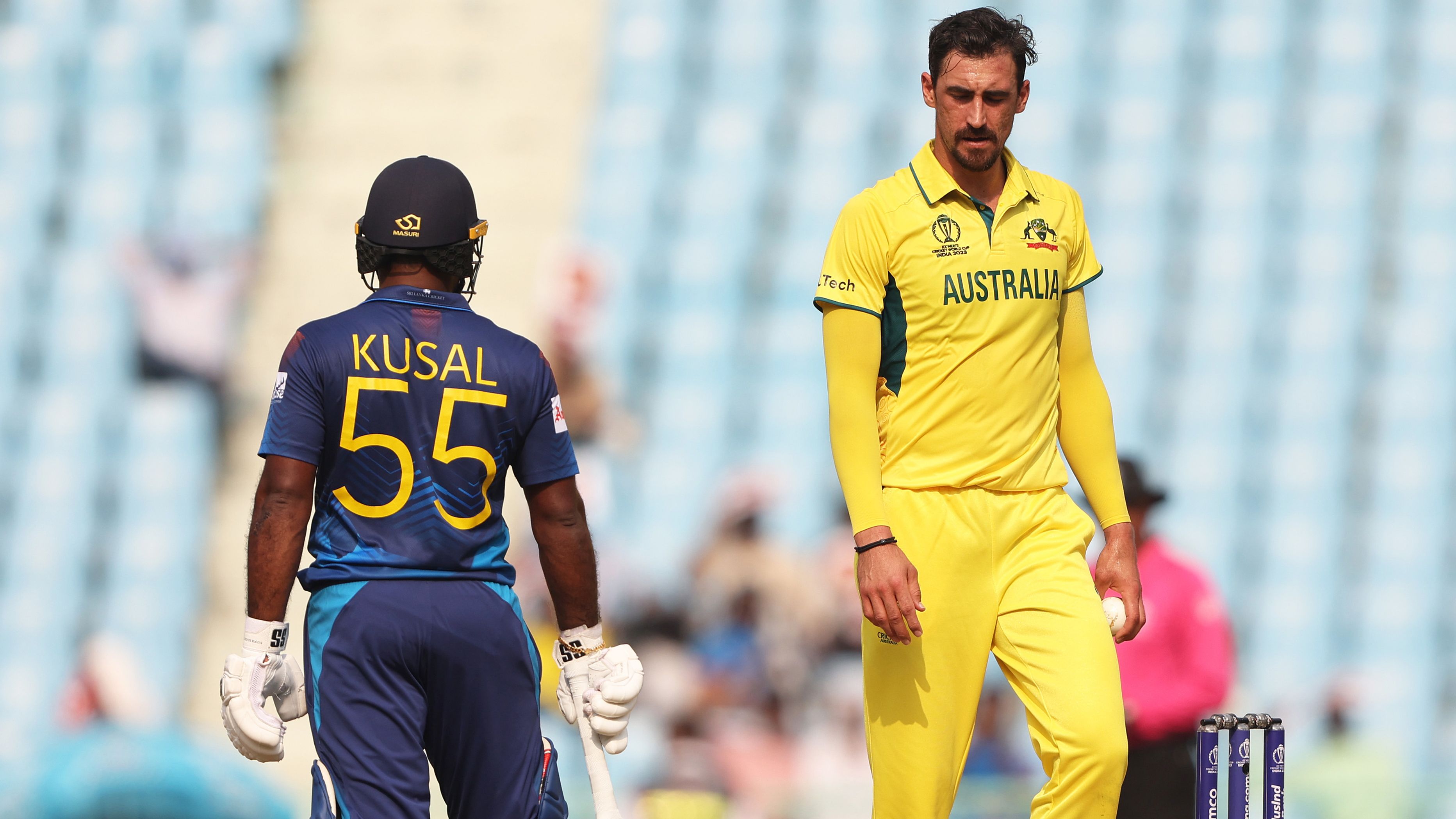 'Burning a lot of energy': Mitchell Starc questioned over 'aggressive' run-in with batters