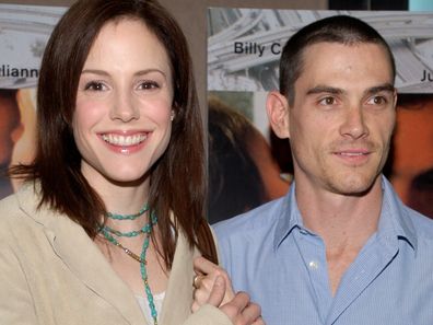 Mary Louise Parker and Billy Crudup at the premiere of the film World Traveler, 2002.